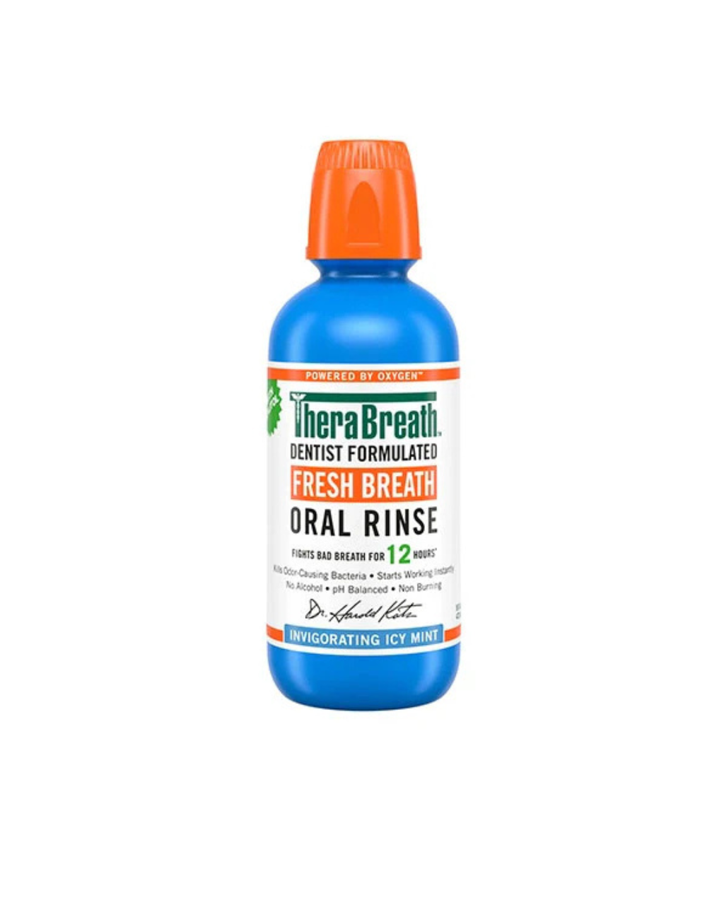 TheraBreath Fresh Breath Oral Rinse Invigorating Icy Mint