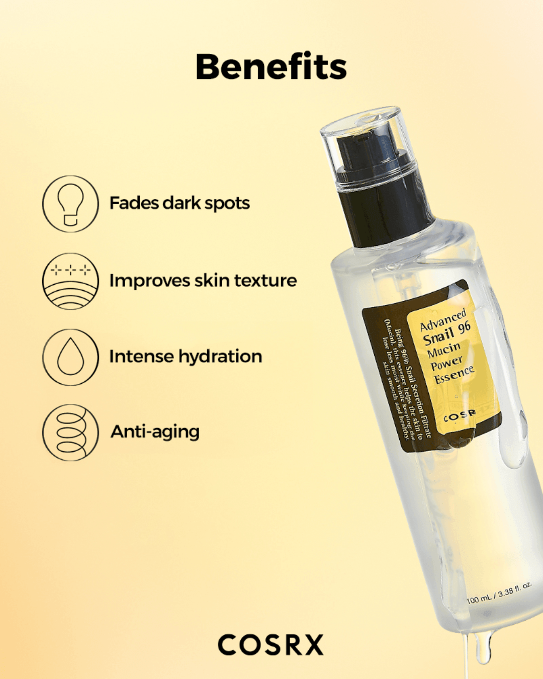 Cosrx Advanced Snail 96 mucin power essence 100ml