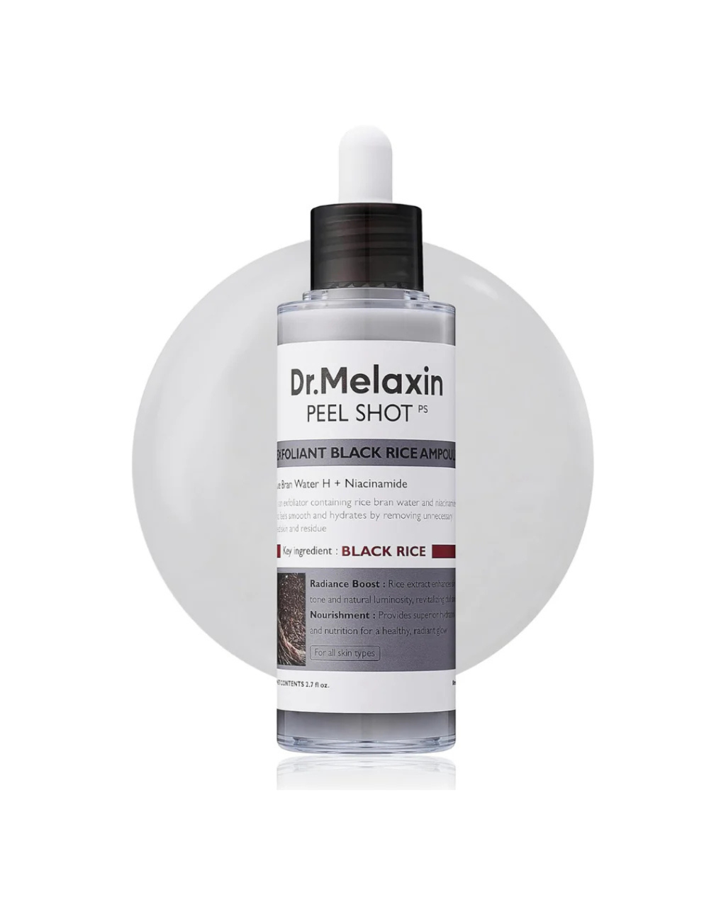 Dr. Melaxin Peel Shot Exfoliating Black Rice Ampoule 80ml