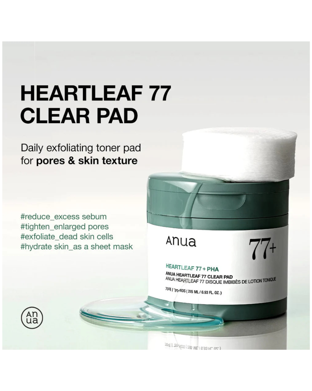 ANUA Heartleaf 77 Toner Pad (70 Pads)