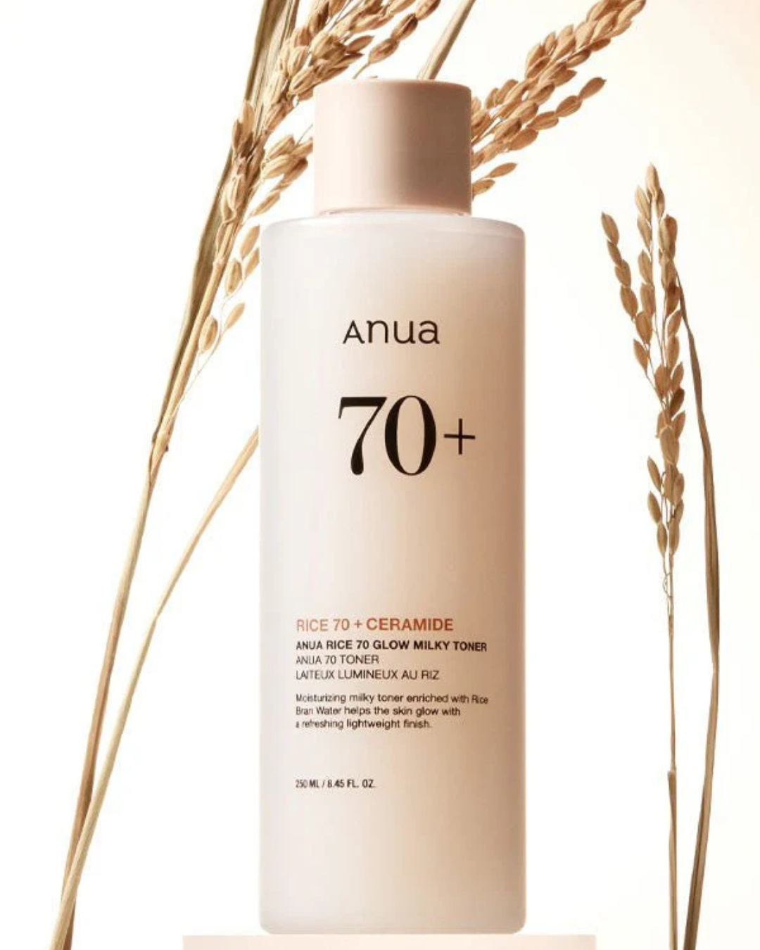 Anua Rice 70+ Ceramide Glow Milky Toner 250ml