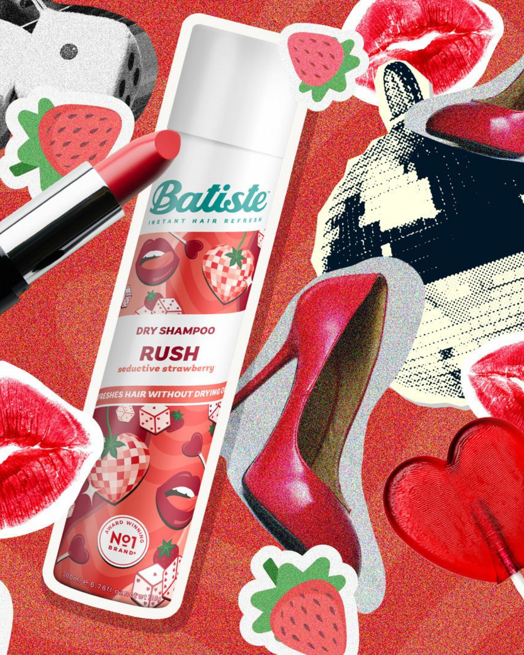 Batiste Dry shampoo Rush seductive strawberry 200 ml