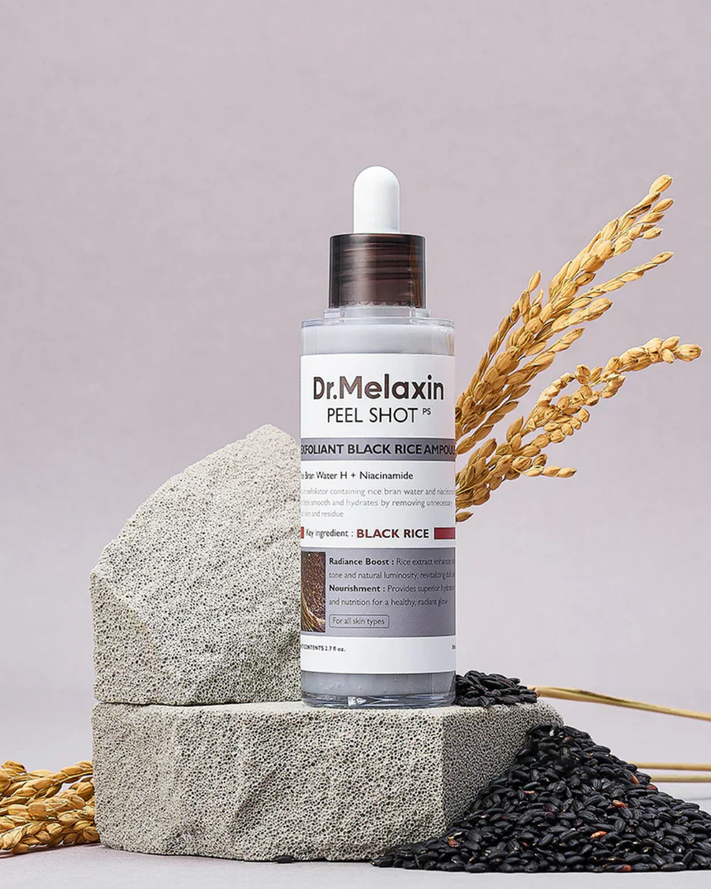 Dr. Melaxin Peel Shot Exfoliating Black Rice Ampoule 80ml