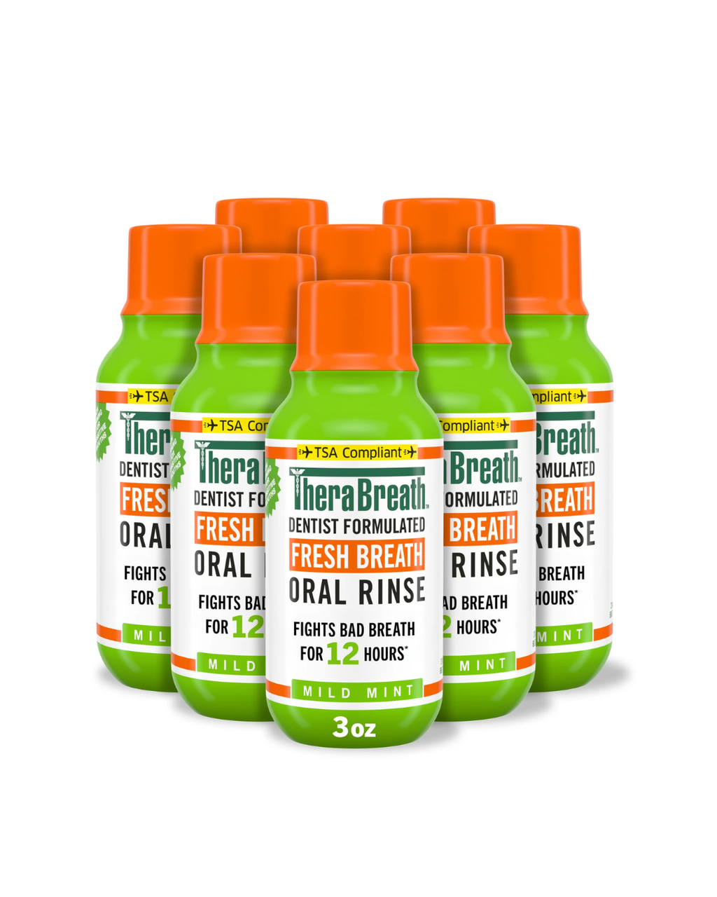 Therabreath fresh breath oral  mild mint 473 ml