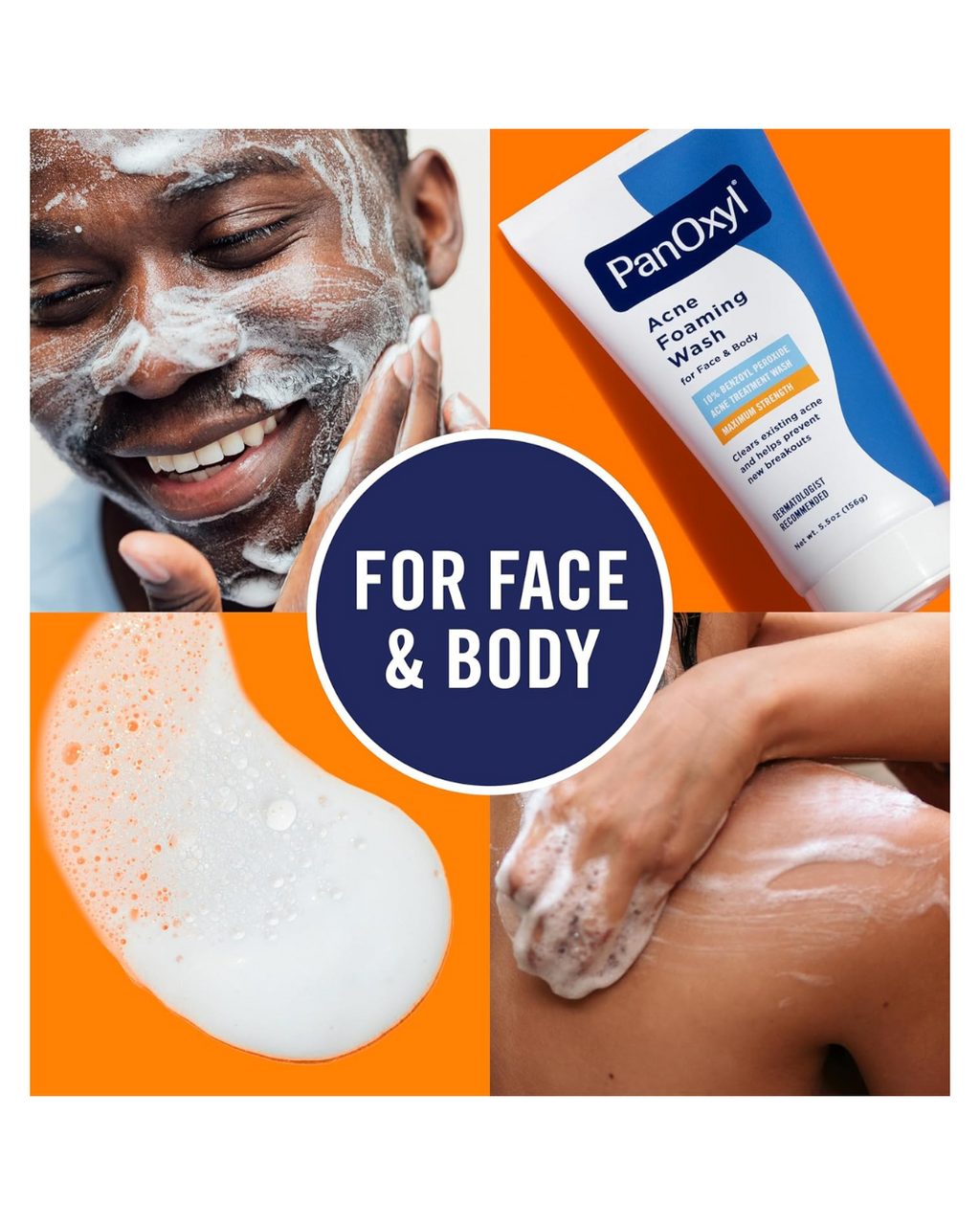 PanOxyl Acne Foaming Wash Benzoyl Peroxide 10%