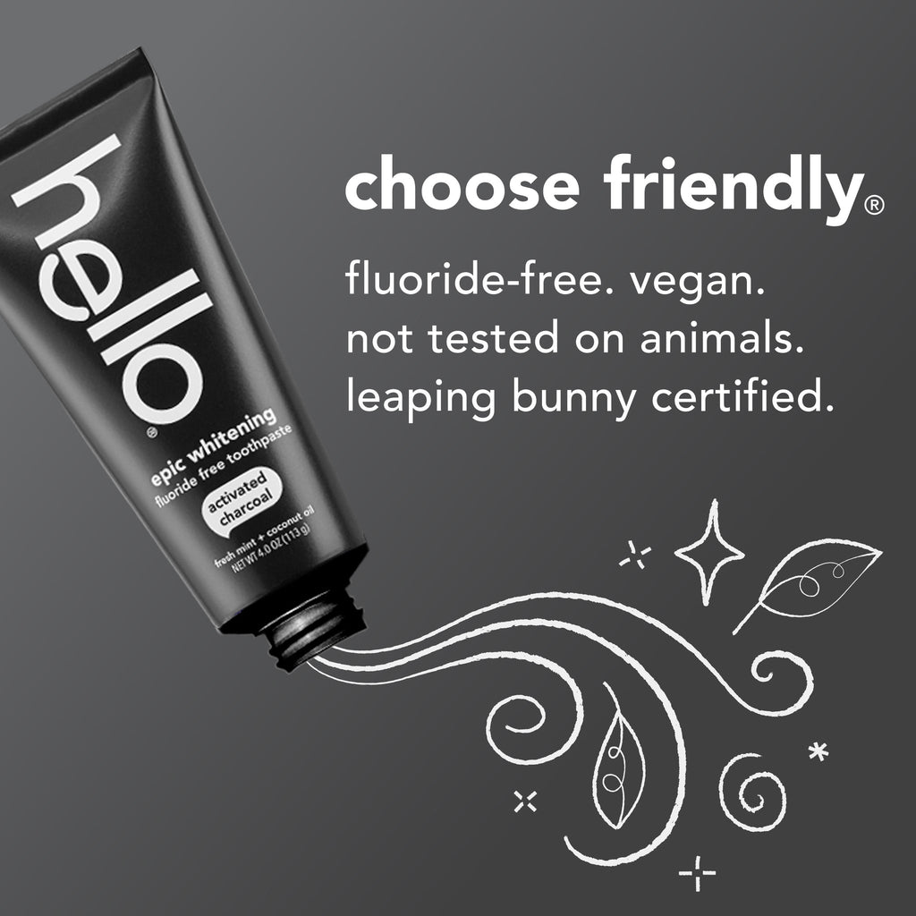 Hello Epic Whitening Activated Charcoal Toothpaste 113g — key feature