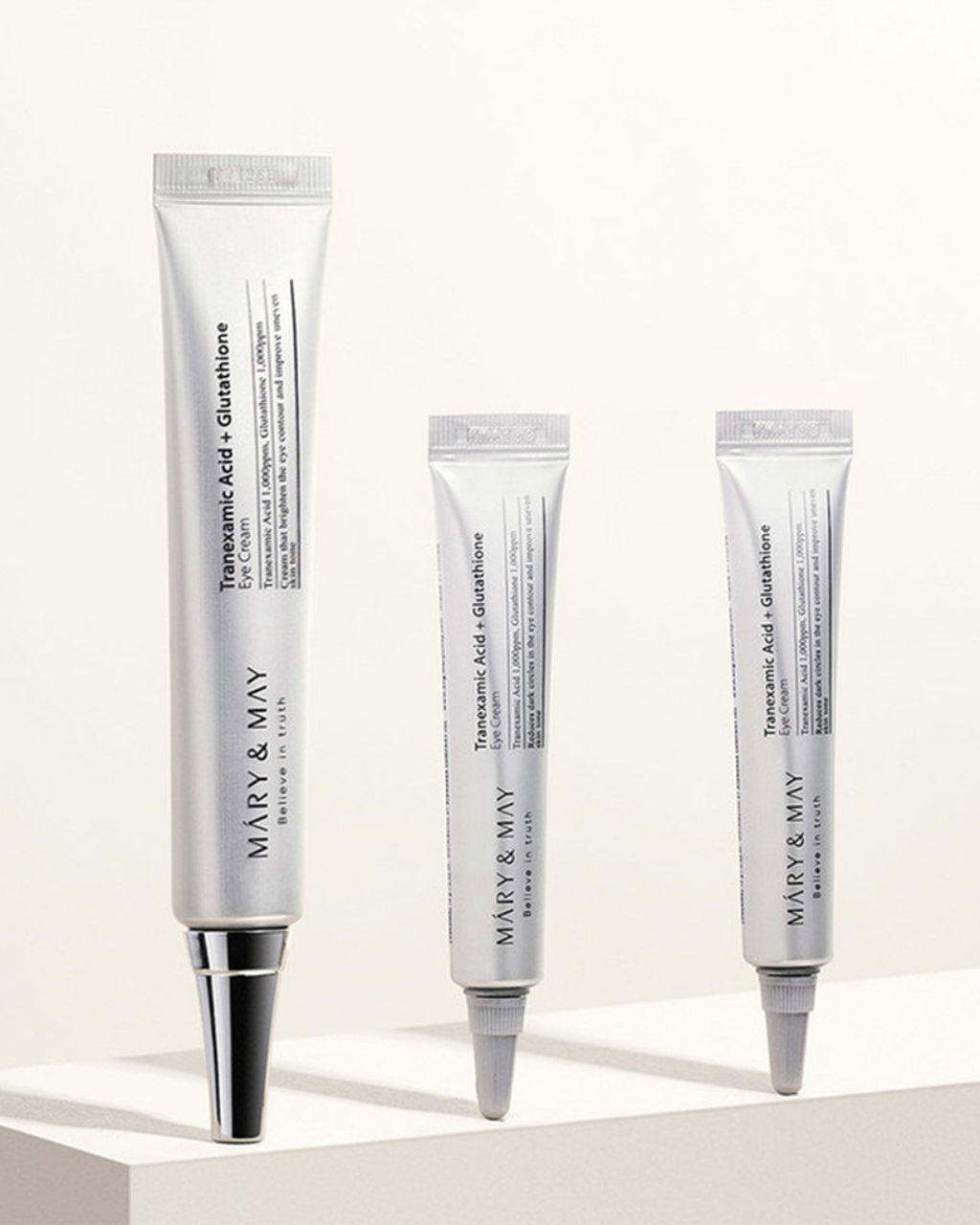 Mary & May Tranexamic Acid + Glutathione Eye Cream SPECIAL SET (ONE 30g + TWO 12G)