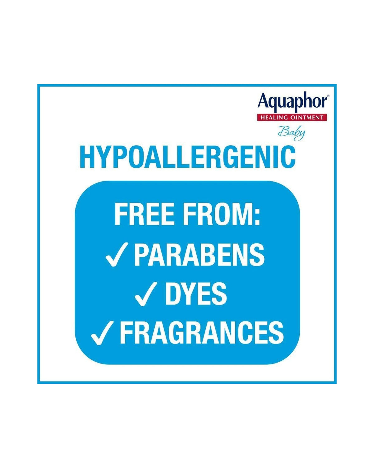 Aquaphor Baby Healing Ointment 396g: hypoallergenic free from parabens dyes fragrances