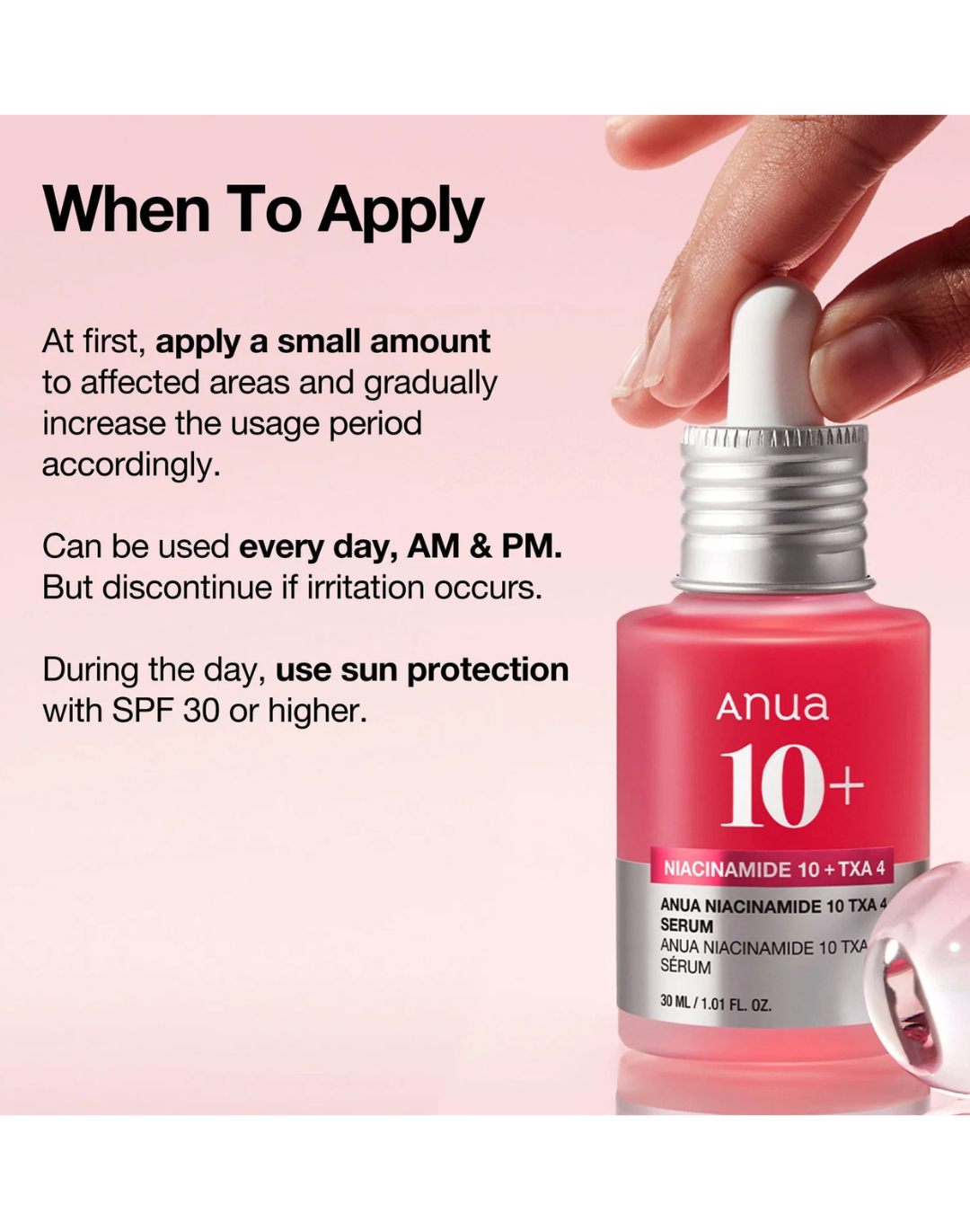 Anua Niacinamide 10% + TXA 4% serum 30 ml
